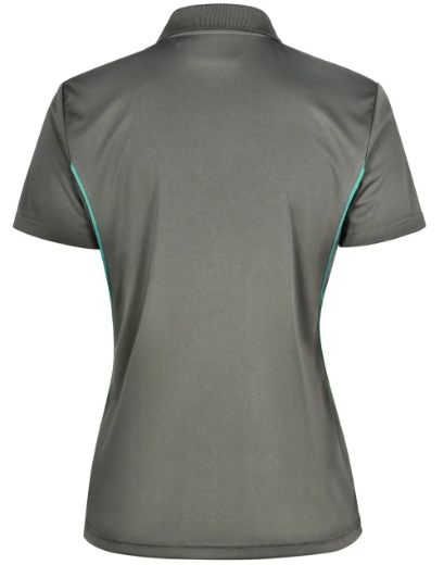 Picture of Winning Spirit, Ladies Cooldry S/S Contrast Interlock Polo